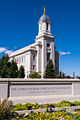 The Cedar City Utah Temple of the Church of Jesus Christ of Latter-day Saints in Cedar City, Utah.