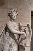 Plaster cast of Apollo Musgete or Apollo Citharoedus in the Vatican Museums, Vatican City, Rome, Italy.