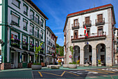 The picturesque fishing town of Ea in the Basque country, Euskadi, Vizcaya bay Bizkaia, Euskalerria, Spain