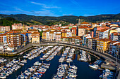 Old town and fishing port of Bermeo in the province of Biscay Basque Country Northern Spain.