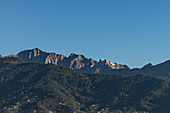 A marble quarry high in the Apuan Alps near Carrara, Italy.