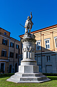 Statue of Giuseppe Garibaldi in the Piazza Garibaldi by Carlo Nicoli in 1889. Carrara, Italy.