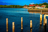 Ermita pier in Sipaway Island, San Carlos City, Negros Occidental, Philippines