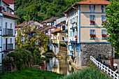 The picturesque fishing town of Ea in the Basque country, Euskadi, Vizcaya bay Bizkaia, Euskalerria, Spain