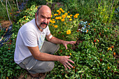 Regenerative agriculture fields in San Pol de Mar, Ferrer Sustainability Foundation, Barcelona, Spain, Europe. The Ferrer Sustainability Foundation is a non-profit organisation that aims to transform lives and work towards a more equitable and fair society through social cohesion and environmental preservation. We carry out our work through two major projects: Ferrer for Food and Green for Good, through which we seek to generate the greatest impact for the benefit of people and the planet.