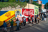 Street scene in Port au Prince city center, Haiti