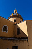 The Church of San Gennaro on the Amalfi Coast in Vettica Maggiore, Praiano, Italy.