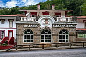 Lizarrusti park, Aralar natural park, beech forest Guipuzcoa Navarra, Goierri, Basque Highlands Basque Country, Gipuzkoa, Euskadi Spain, GR path Altxonbide ibilbidea. GR 35