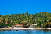 Waterfront beach in Île-à-Vache, Sud Province, Haiti