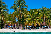 Abaka bay resort waterfront beach in Île-à-Vache, Sud Province, Haiti