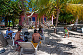 Abaka bay resort waterfront beach in Île-à-Vache, Sud Province, Haiti