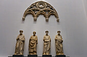 Statuen von Piero di Giovanni Tedesco und Niccolo di Pietro Lamberti im Dommuseum in Florenz, Italien. Ca. 1395-1401 n. Chr.