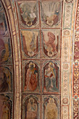 Frescoes on the ceiling of the Orsanmichele Church in Florence, Italy.