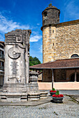 Picturesque village of Ziortza Bolivar (Bolibar) or Puebla de Bolivar (Puebla de Bolibar), Simon Bolivar birthplace in province of Vizcaya (Bizkaia), Basque Country, Euskadi, Spain.