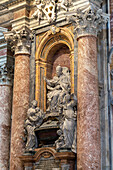 Monument to Pope Innocent XII by Filippo della Valle in St. Peter's Basilica, Vatican City, Rome, Italy.