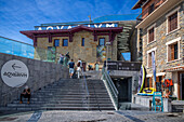 Aquarium, harbour area, San Sebastian bay in Donosti San Sebastian city, north of Spain, Euskadi, Euskaerria, Spain.