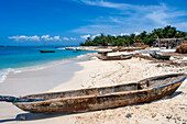 Fishermen in Cayes-à-L’eau, a fishermen islet located northeast of Caye Grand Gosie, Île-à-Vache, Sud Province, Haiti