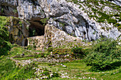 San Adrián tunnel or Lizarrate pass San Adriango tunela Sandratiko tunela on the Aizkorri mountain range at the Basque Country, Goierri, Basque Highlands Basque Country, Euskadi Spain.