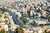 Cityscape view of capital Amman downtown, Jordan, Middle East, Asia