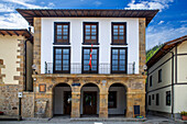 Picturesque village of Ziortza Bolivar (Bolibar) or Puebla de Bolivar (Puebla de Bolibar), Simon Bolivar birthplace in province of Vizcaya (Bizkaia), Basque Country, Euskadi, Spain.