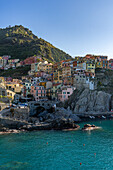 Picturesque seaside town of Manarola, one of the Cinque Terre in Italy.