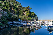 Boats in the Marina Grande in Sorrento, Italy.