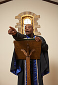 Minister Preaching
