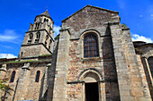 Frankreich, Nouvelle Aquitaine, Limousin, Departement Correze, Uzerche, Abteikirche