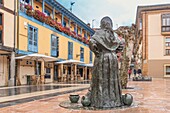 Plaza del Fontan, Oviedo, Asturien, Spanien