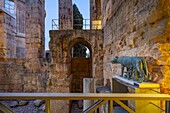 Entrance to the Praetorium of Tarragona, Tarragona, Catalonia, Spain