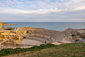 Römisches Amphitheater, Tarraco, UNESCO, Tarragona, Katalonien, Spanien