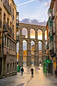 Roman Aqueduct, UNESCO, Segovia, Castile and Leon, Spain