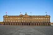 Raxoi-Palast (Pazo de Raxoi), Santiago de Compostela, Galicien, Spanien