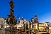 Kathedrale von Santiago de Compostela (Kathedrale des Heiligen Jakobus von Compostela), UNESCO, Santiago de Compostela, Galicien, Spanien