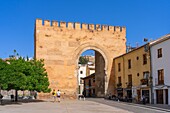 Puerta de Elvira, Elvira gate, Granada, Andalusia, Spain