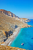 Katergo Strand, Folegandros Insel, Kykladen Inseln, Griechische Inseln, Griechenland, Europa