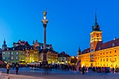 Schlossplatz, UNESCO-Welterbe, Warschau, Polen, Europa