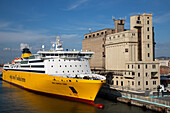 Livorno (Leghorn) Harbor in Tuscany, Italy