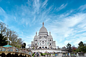 Basilique du Sacre-CL?ur (Basilica of the Sacred Heart), Montmartre, Paris, France