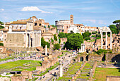 The Forum Romanum (Roman Forum), UNESCO, Rome, Lazio, Italy