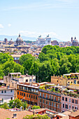 Die Skyline von Rom vom Gianicolo (Janiculum) Hügel aus gesehen, Rom, Latium, Italien