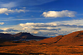 Looking towards Ben Mor Coigach from Assynt, Sutherland, Highlands, Scotland, United Kingdom