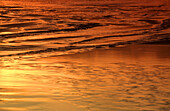 Beach reflections, Dunraven Bay, Southerndown, Vale of Glamorgan, South Wales, United Kingdom