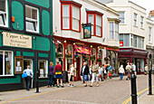 Shops of Tenby, Pembrokeshire, Wales, United Kingdom