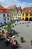 Cetatii square, Old Town, Sighisoara, UNESCO, Transylvania, Romania