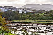 Bay of Clifden at low tide, Connemara, County Galway, Connacht, Republic of Ireland