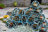 Crab and lobster traps, Inishmore, largest of the Aran Islands, Galway Bay, County Galway, Connacht, Republic of Ireland