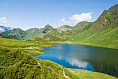 Cadagno lake, Piora valley, Canton Ticino, Switzerland