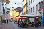 Via Centrale (Stadtgasse), Brunico (Bruneck), South Tyrol (Alto Adige), Italy