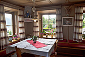 Living-room of the Agritourism farm Unterhaspahof, Montguelfo-Tesido,  South Tyrol (Alto Adige), Italy